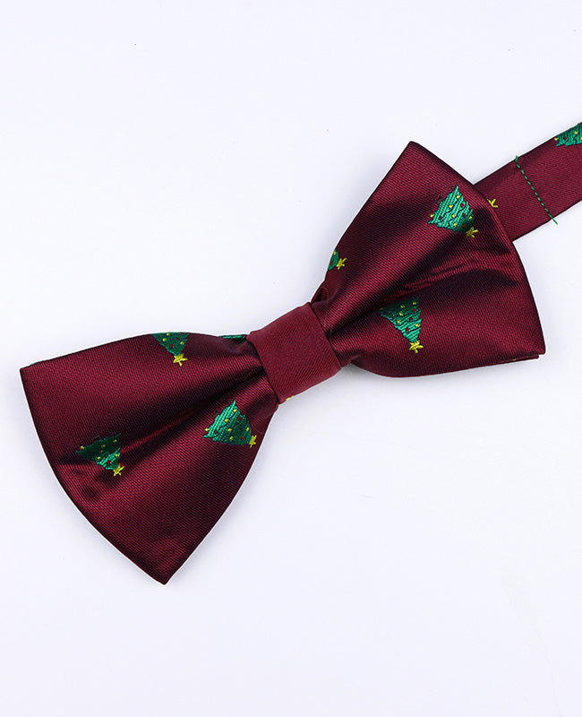 Weihnachts-Fliege Rot n°1 Herren aus Polyester «Christmas»