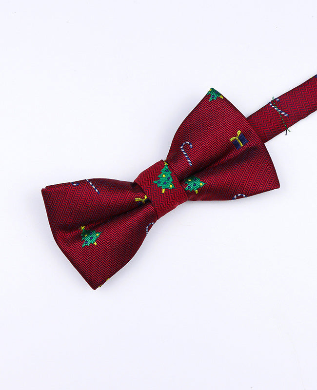Weihnachts-Fliege Rot Nr. 2 Kinder aus Polyester «Christmas»