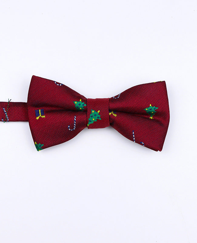 Weihnachts-Fliege Rot Nr. 2 Kinder aus Polyester «Christmas»