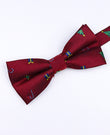 Weihnachts-Fliege Rot Nr. 2 Herren aus Polyester «Christmas»