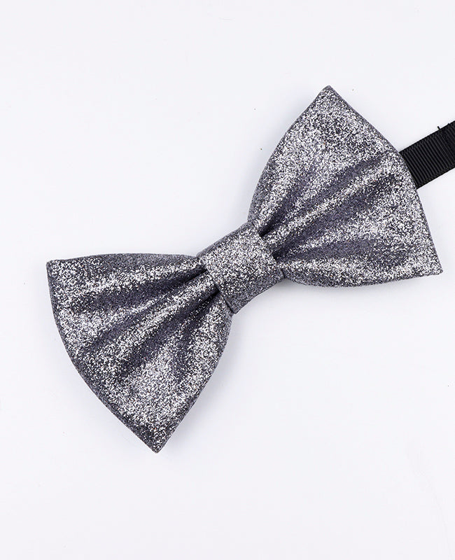 Glitzer-Fliege Silberfarben n°1 Herren aus Polyester «Olive»