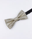 Glitzer-Fliege Silberfarben n°3 Kinder aus Polyester «Olive»
