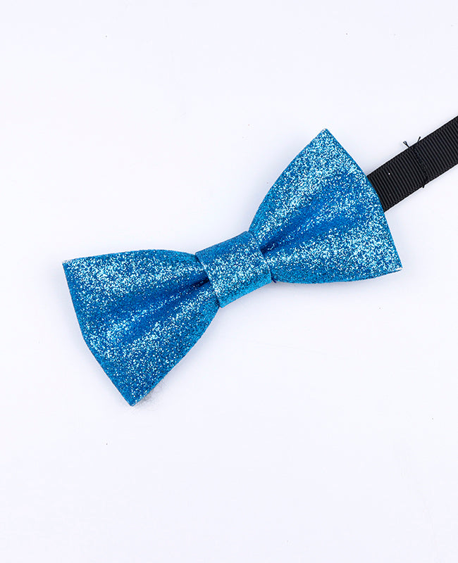Glitzer-Fliege Blau n°2 Kinder aus Polyester «Olive»