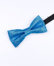 Glitzer-Fliege Blau n°2 Kinder aus Polyester «Olive»