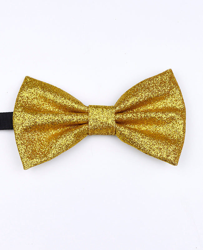 Noeud Papillon à Paillette Doré n°1 Homme en Polyester «Olive»