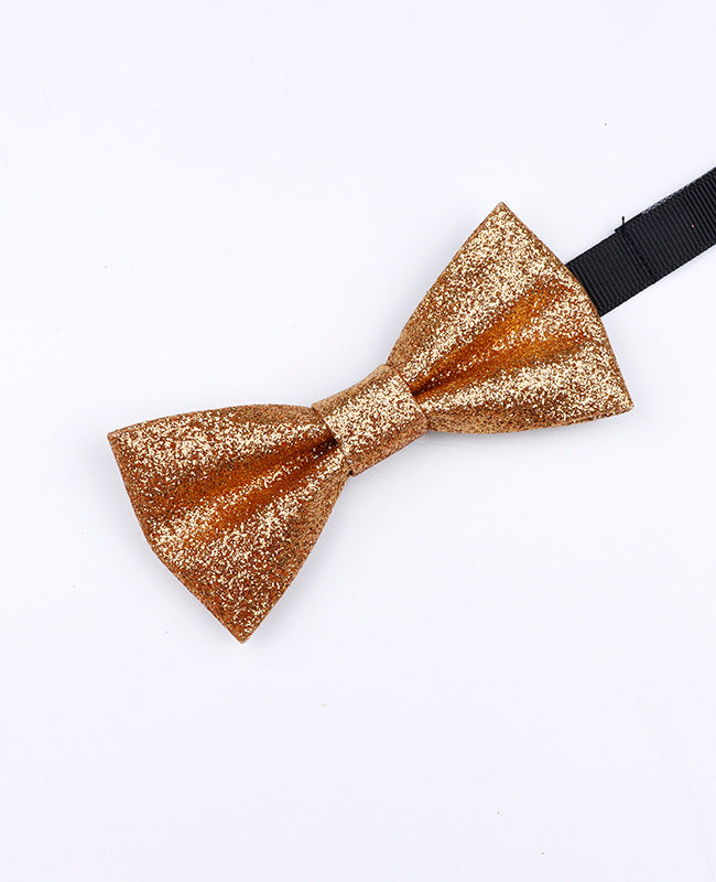 Glitzer-Fliege Goldfarben n°2 Kinder aus Polyester «Olive»