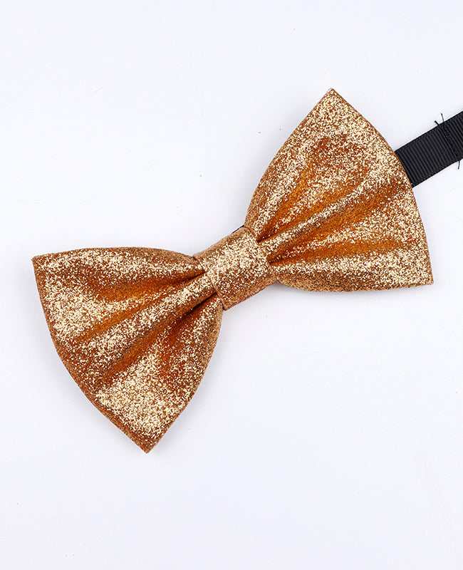 Glitzer-Fliege Goldfarben n°2 Herren aus Polyester «Olive»