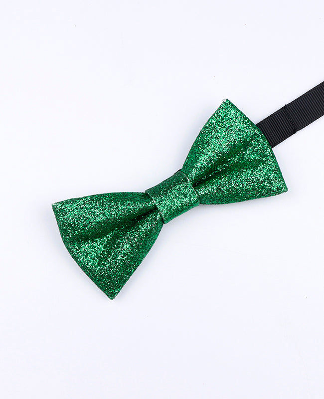 Glitzer-Fliege Grün Kinder Nr. 1 Polyester «Olive»