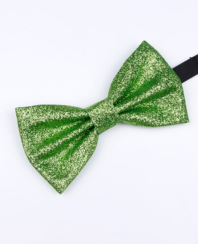 Noeud Papillon à Paillette Vert n°2 Homme en Polyester «Olive»