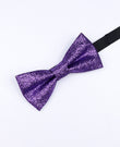 Glitzer-Fliege Violett Kinder Polyester «Olive»