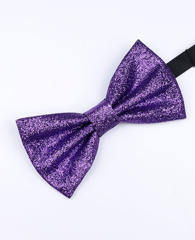 Glitzer-Fliege Violett Herren Polyester «Olive»