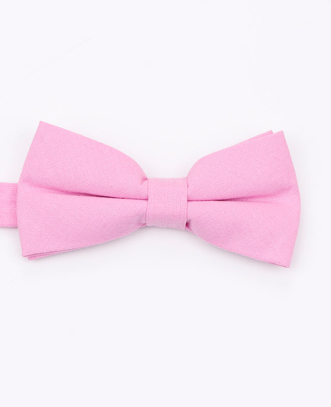 Fliege Rosa Nr. 4 aus Baumwolle «Edgard»