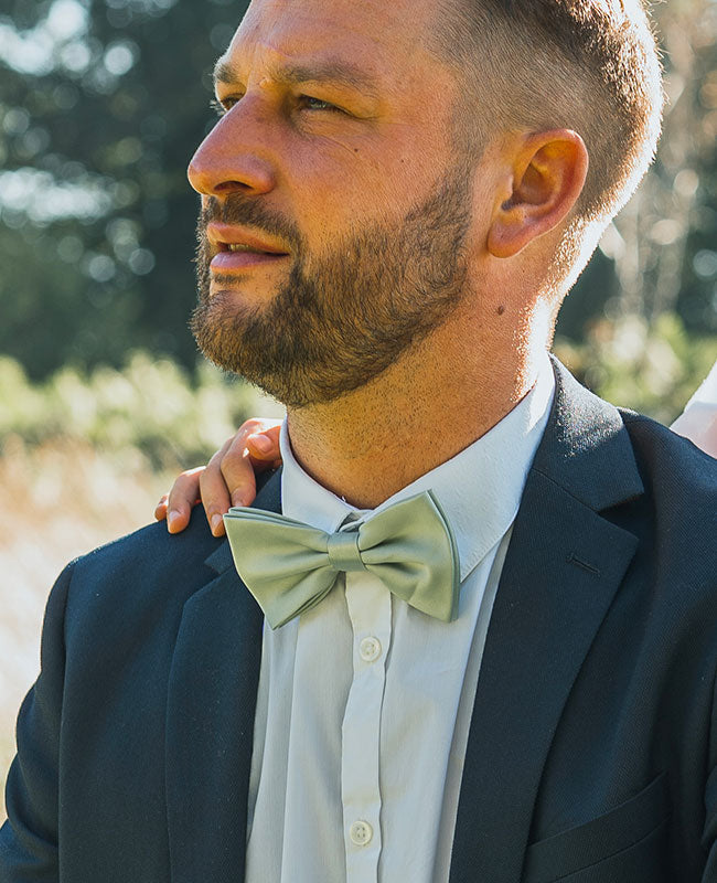 Fliege Grün Nr. 1 Herren Polyester «Anatole»