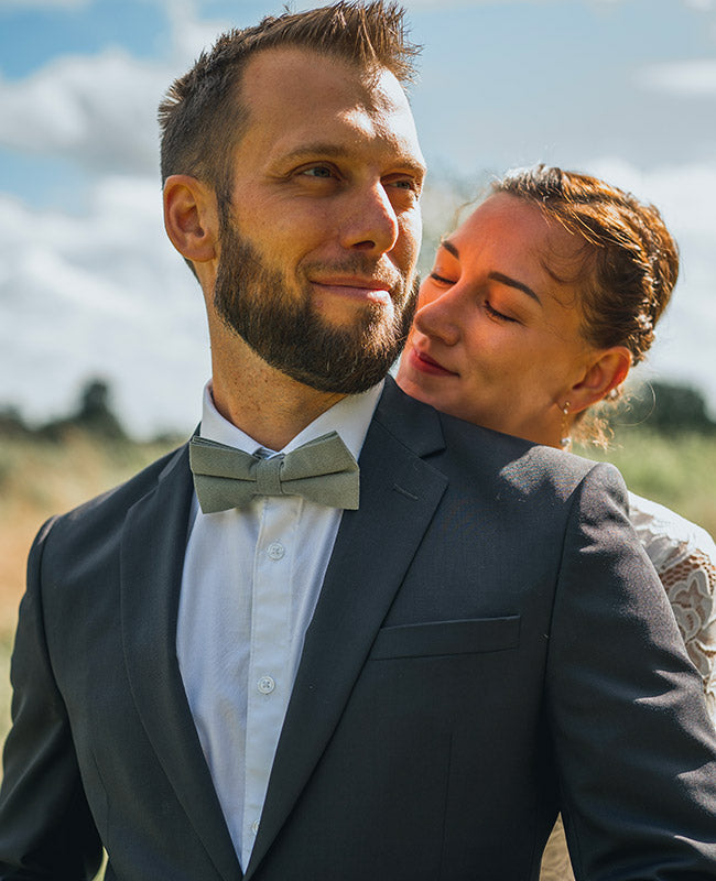 Fliege Grün n°2 Herren aus Baumwolle «Edgard»