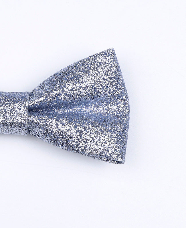 Silber Glitzer Fliege Nr. 2 Kinder aus Polyester «Olive»