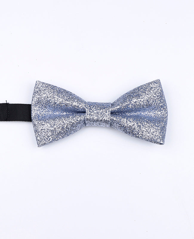 Silber Glitzer Fliege Nr. 2 Kinder aus Polyester «Olive»