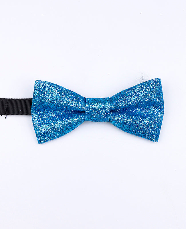 Fliege mit Pailletten Blau Nr. 2 Kinder aus Polyester «Olive»