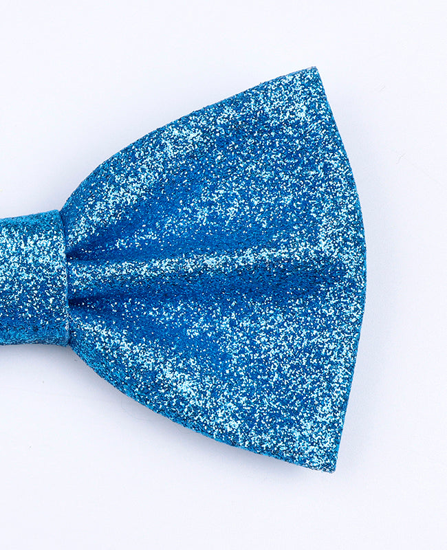 Fliege mit Blau-Glitzer Nr. 2 Herren aus Polyester «Olive»