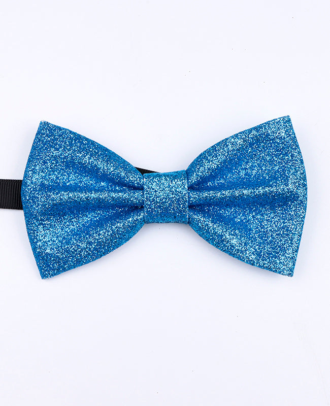 Fliege mit Blau-Glitzer Nr. 2 Herren aus Polyester «Olive»