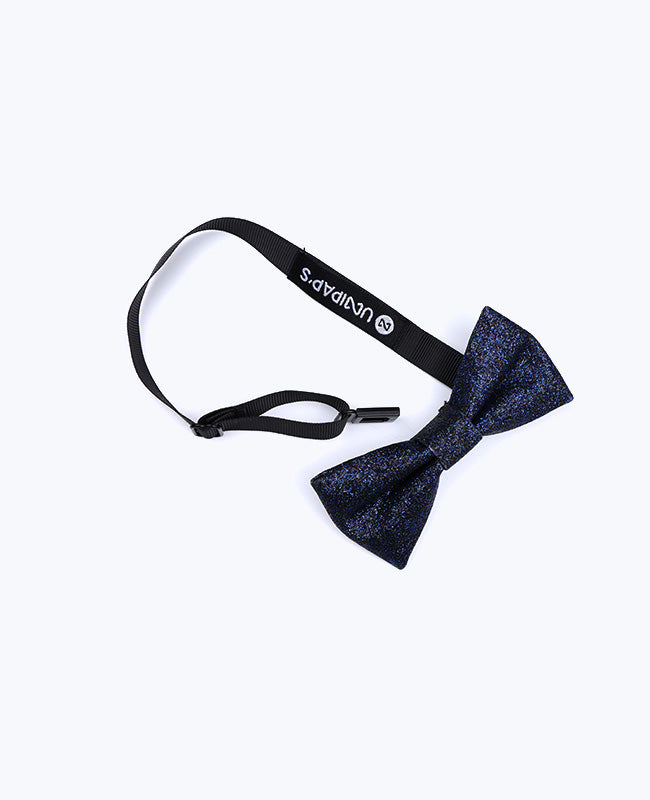 Blau Glitzer Fliege Nr. 4 Kinder aus Polyester «Olive»