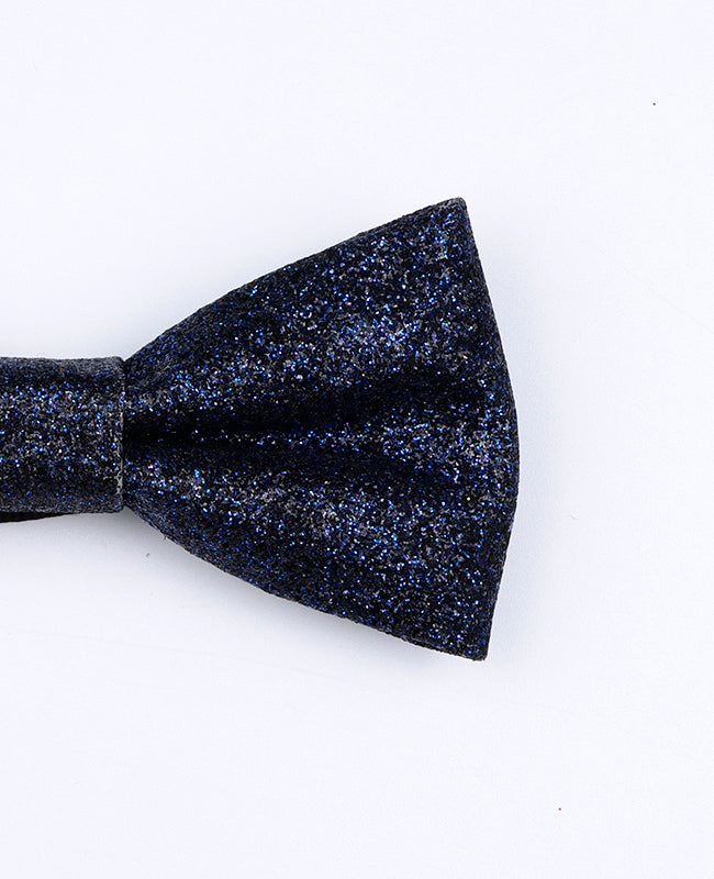 Blau Glitzer Fliege Nr. 4 Kinder aus Polyester «Olive»