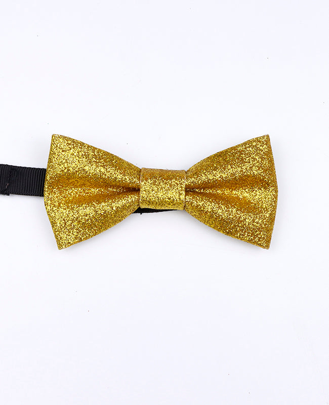 Fliege mit Goldglitzer n°1 Kinder aus Polyester «Olive»