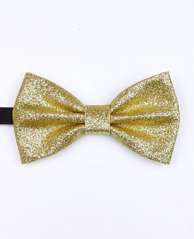 Glitzer-Fliege Gold Nr. 3 Herren aus Polyester «Olive»