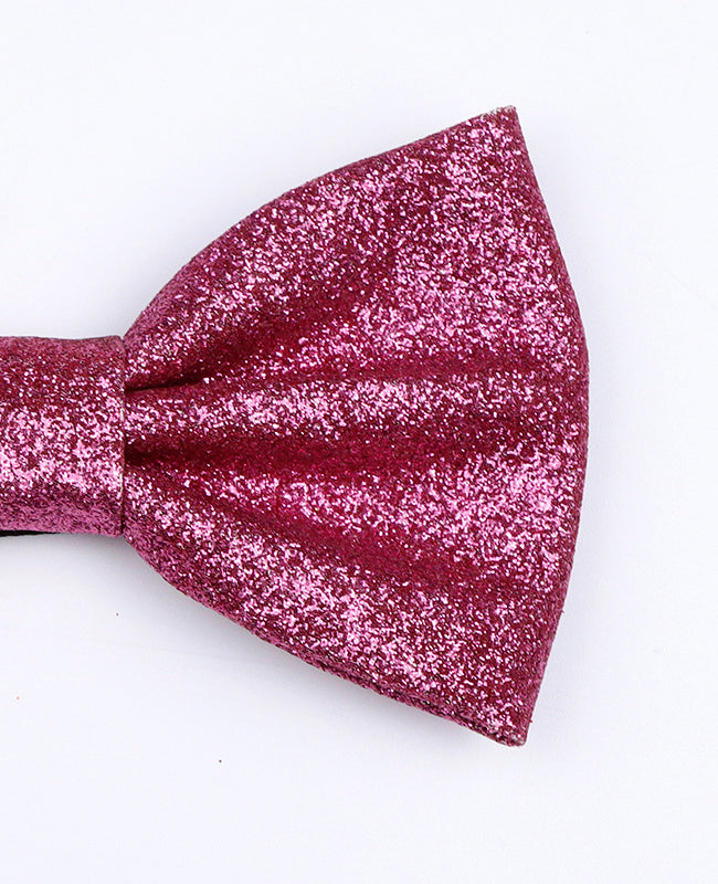 Rosa Pailletten-Fliege Nr. 1 Herren aus Polyester «Olive»