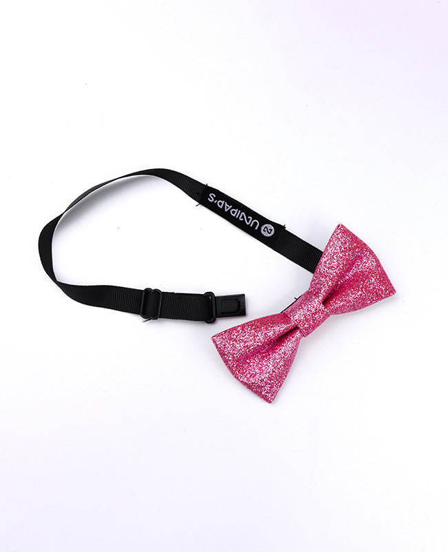 Glitzer-Fliege Rosa Nr. 2 Kinder aus Polyester «Olive»