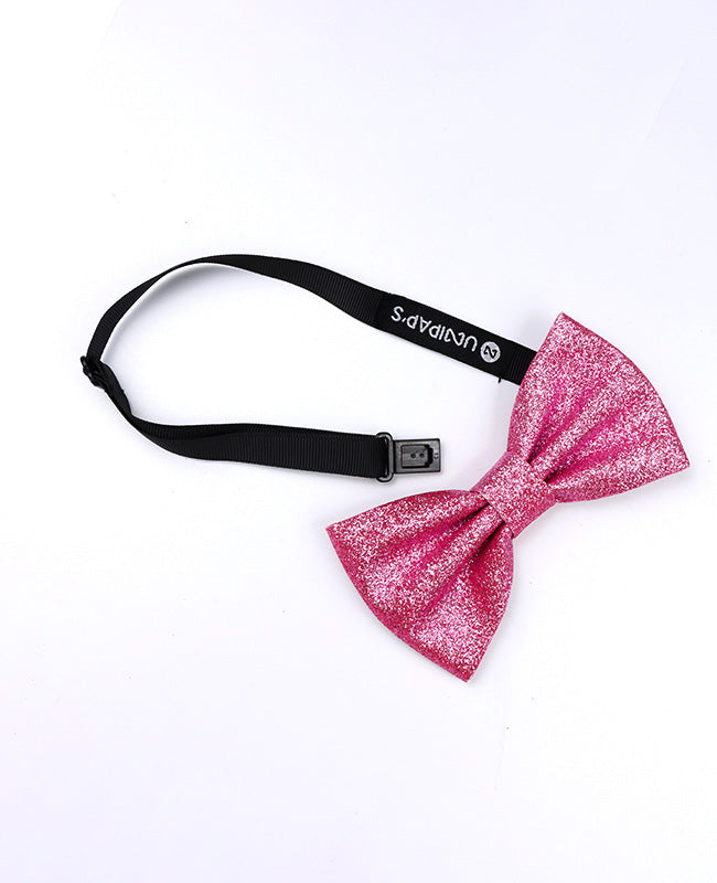 Fliege mit Pailletten Rosa Nr. 2 Herren aus Polyester «Olive»