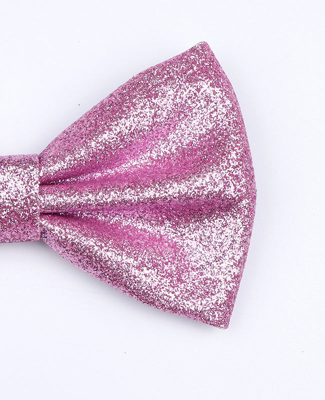 Fliege mit Glitzer Rosa Nr. 3 aus Polyester «Olive»