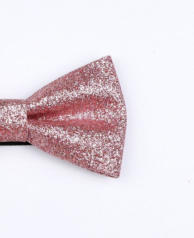 Glitzer-Fliege Rosa Nr. 4 Kinder aus Polyester «Olive»