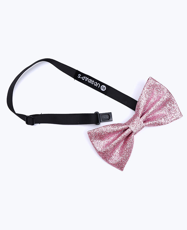 Fliege mit Glitzer Rosa Nr. 5 aus Polyester «Olive»