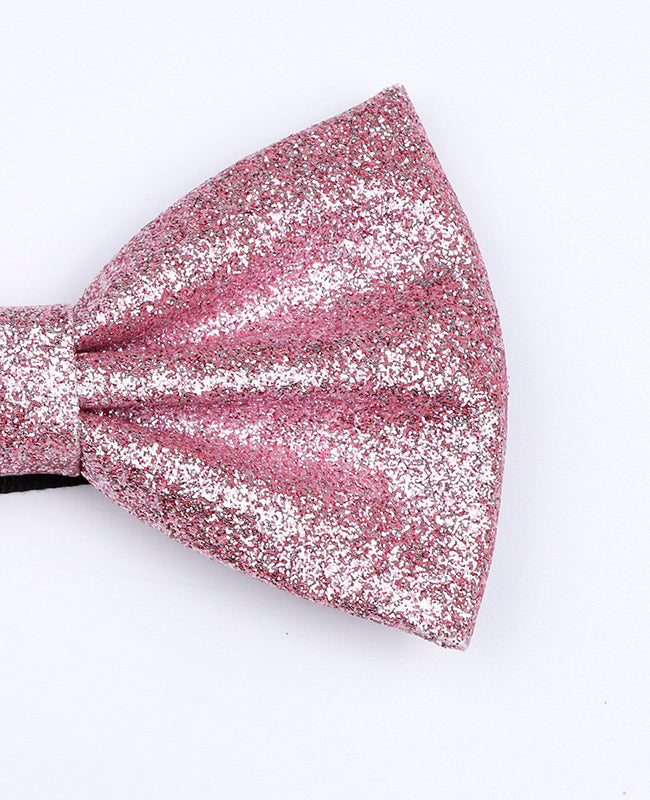 Fliege mit Glitzer Rosa Nr. 5 aus Polyester «Olive»