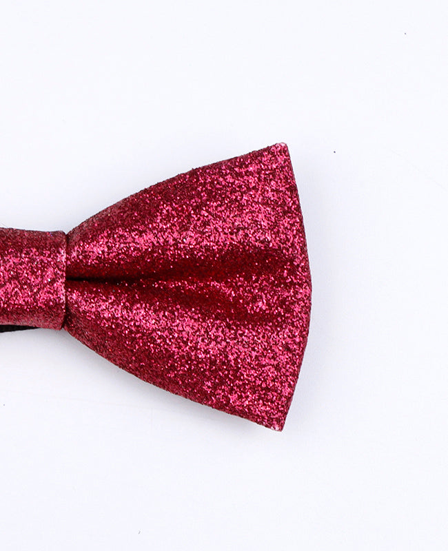 Fliege mit Pailletten Rot Nr. 1 Kinder aus Polyester «Olive»