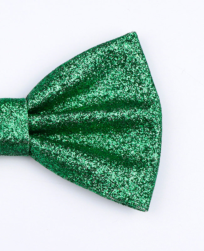 Glitzer-Fliege Olivgrün n°1 aus Polyester «Olive»