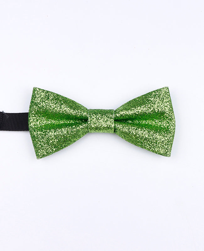 Kinderfliege mit Pailletten Grün n°2 aus Polyester «Olive»