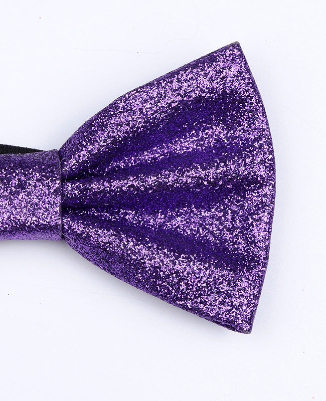 Glitzer-Fliege Violett Herren aus Polyester «Olive»