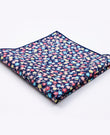 Einstecktuch Liberty Blau n°12 Baumwolle | Gaspard - Unipap's
