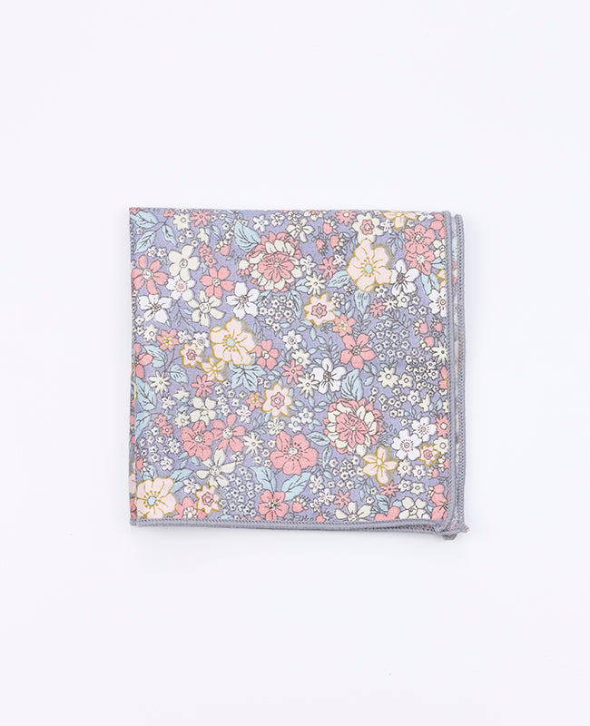 Einstecktuch Liberty Grau Nr. 2 Baumwolle Gaspard | Unipap's