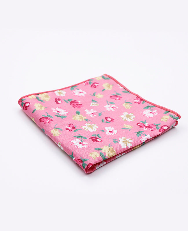 Pochette de Costume Liberty Rose n°3 en Coton | Gaspard - Unipap's
