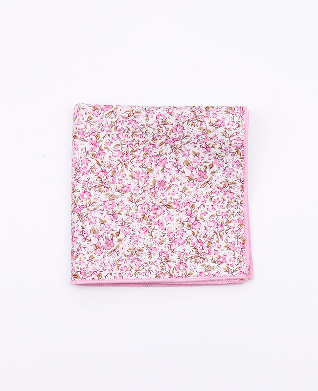 Liberty Einstecktuch Rosa n°4 Baumwolle | Gaspard - Unipap's