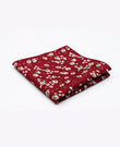 Einstecktuch Liberty Rot n°1 aus Baumwolle | Gaspard - Unipap's