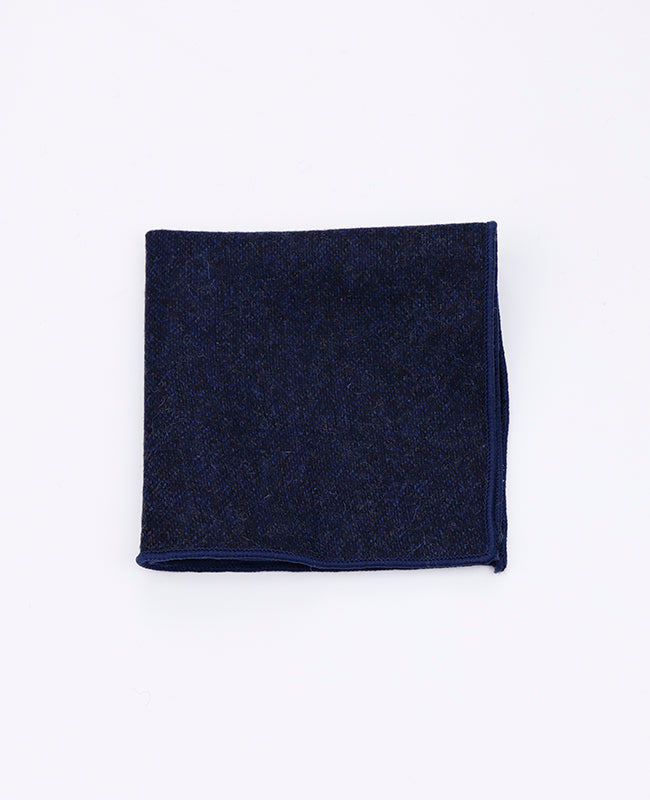 Einstecktuch Blau n°2 aus Wolle | Claude - Unipap's