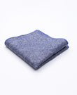 Einstecktuch Blau n°3 aus Wolle | Claude - Unipap's