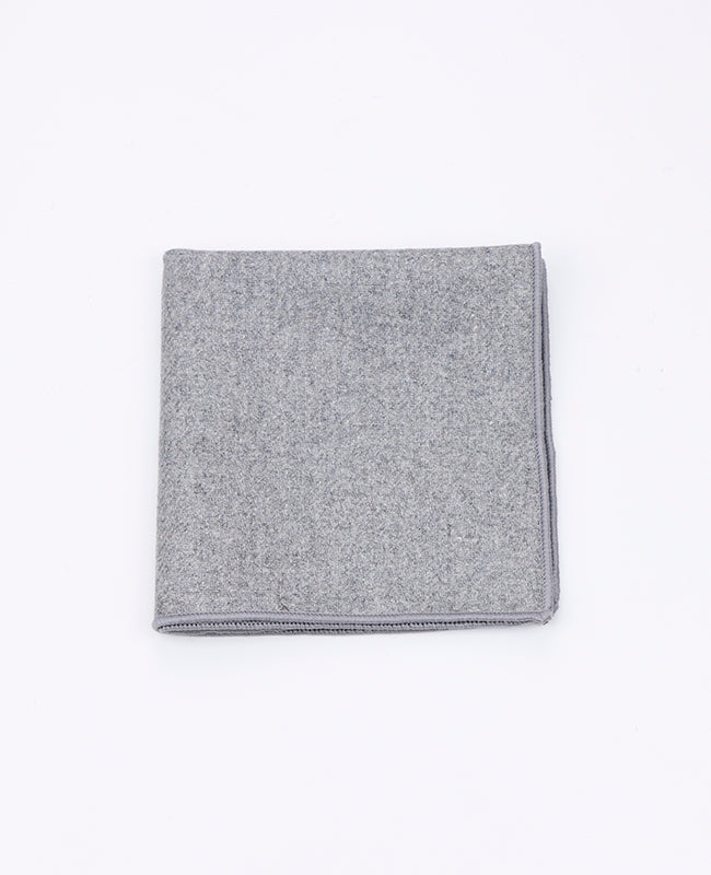 Einstecktuch Grau n°1 Herren Wolle 