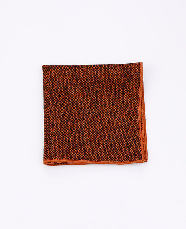 Einstecktuch Orange aus Wolle | Claude - Unipap's