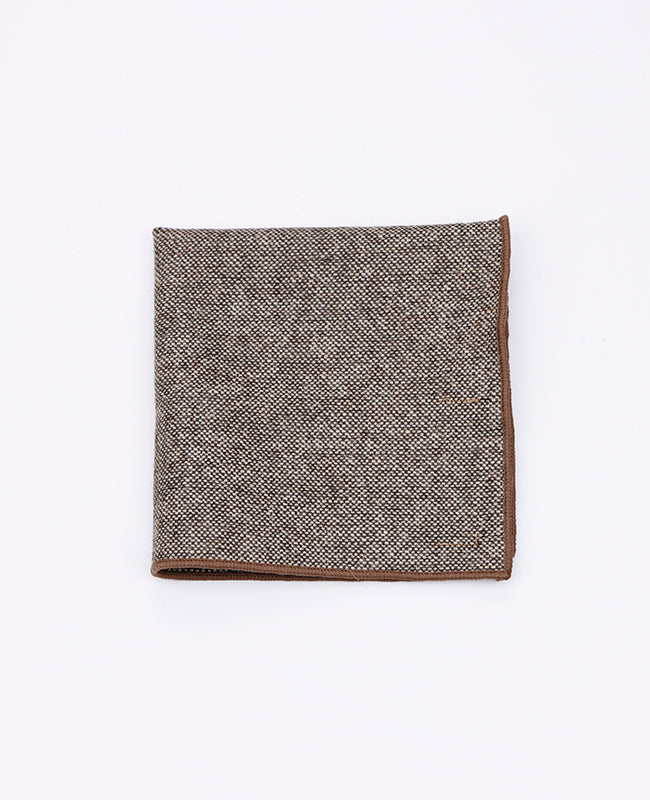 Einstecktuch Tartan Grau n°3 Wolle | Norbert - Unipap's