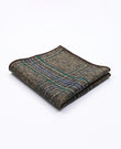 Einstecktuch Tartan Grau n°5 Wolle | Norbert - Unipap's