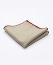 Einstecktuch Beige Nr. 2 Leinen | Basile - Unipap's